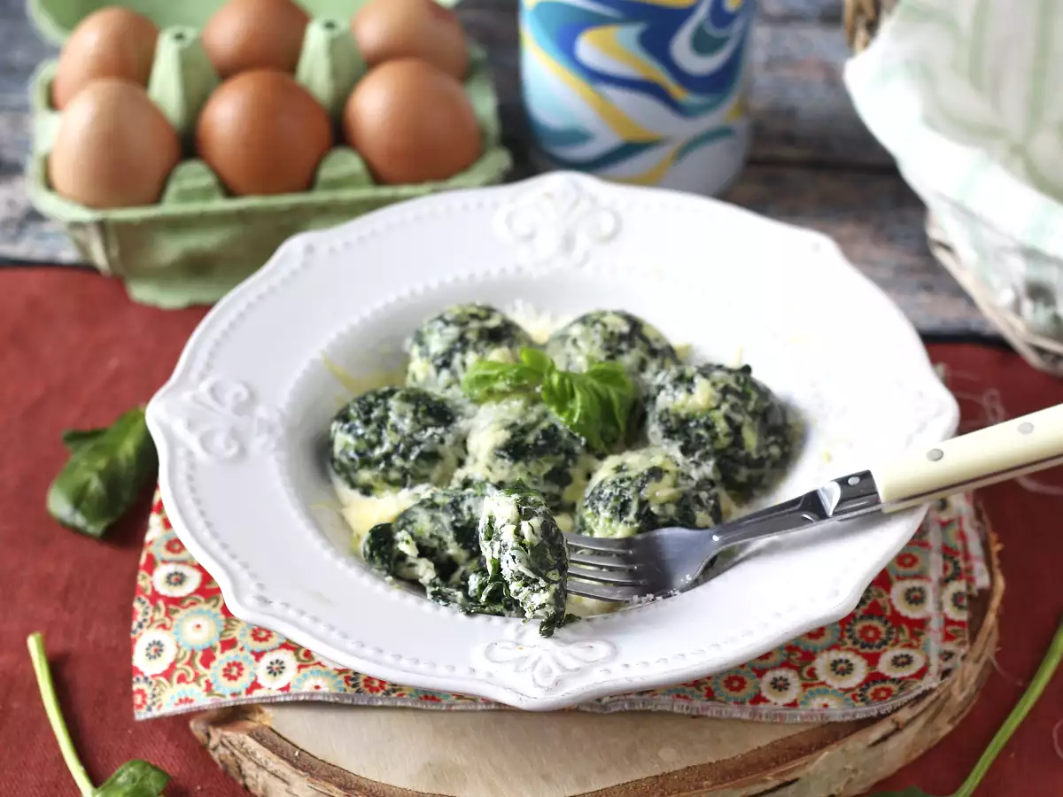 Špenát a ricotta malfatti, jednoduchý recept na domáce cestoviny bez miesenia - foto 5