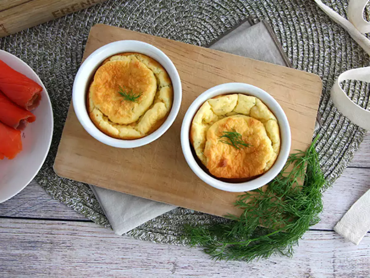 Suflé z údeného lososa a syra fromage frais - foto 3