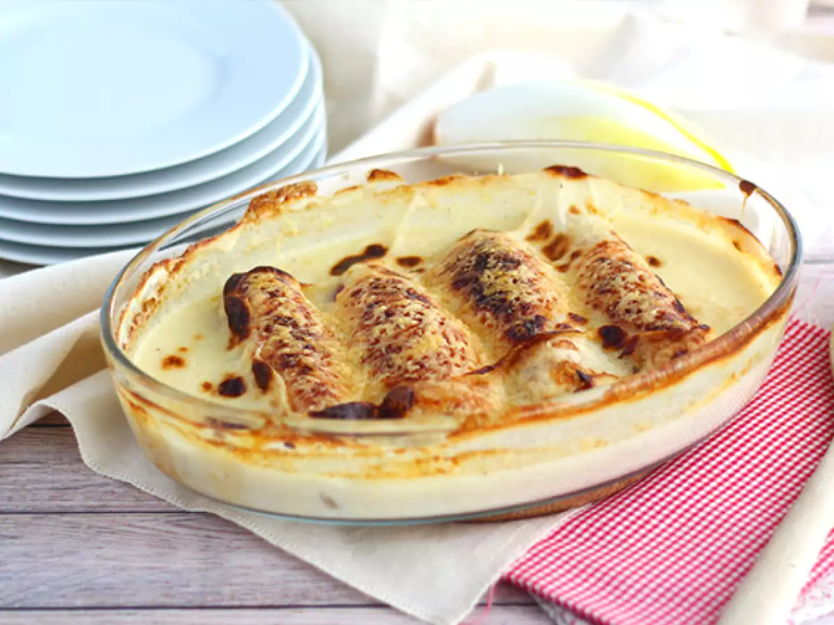 Šunka endívia au gratin - foto 2