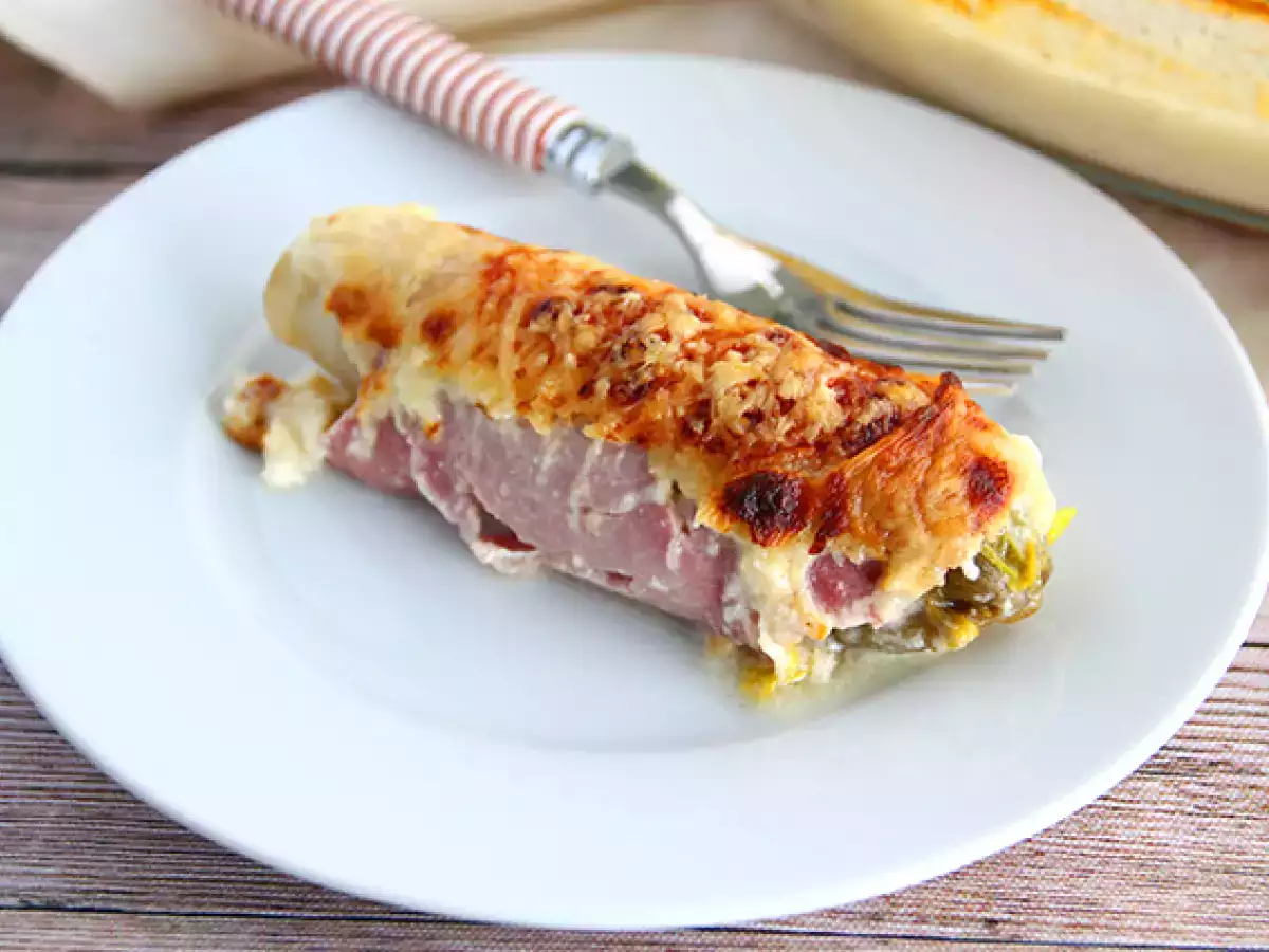 Šunka endívia au gratin - foto 3