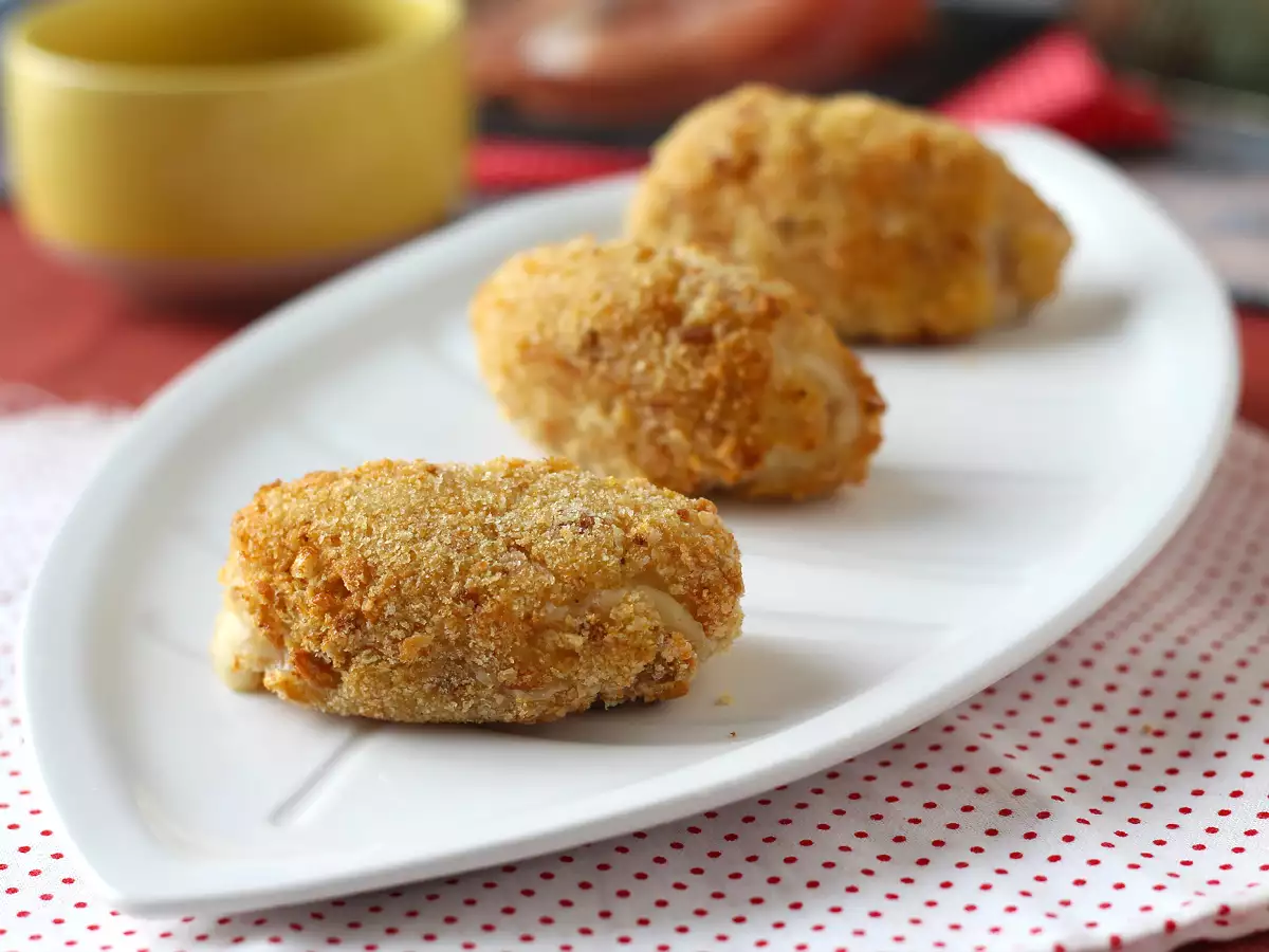 Šunkové krokety s Air Fryer: málo oleja, ale chrumkavé ako vždy!