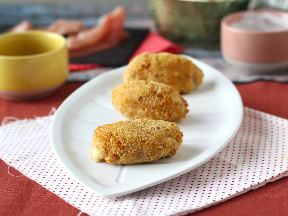 Šunkové krokety s Air Fryer: málo oleja, ale chrumkavé ako vždy! - foto 2
