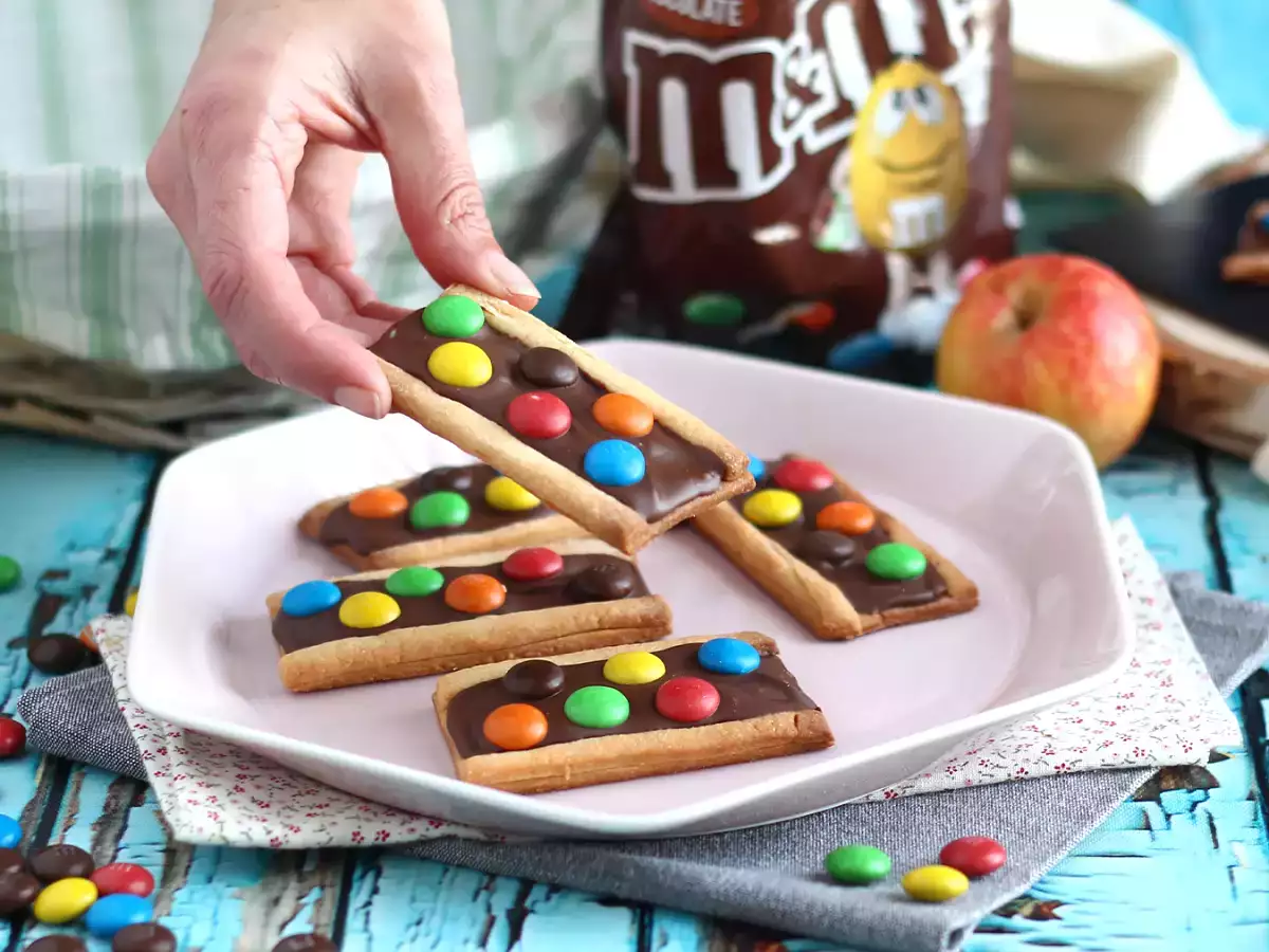 Sušienky s m&m's