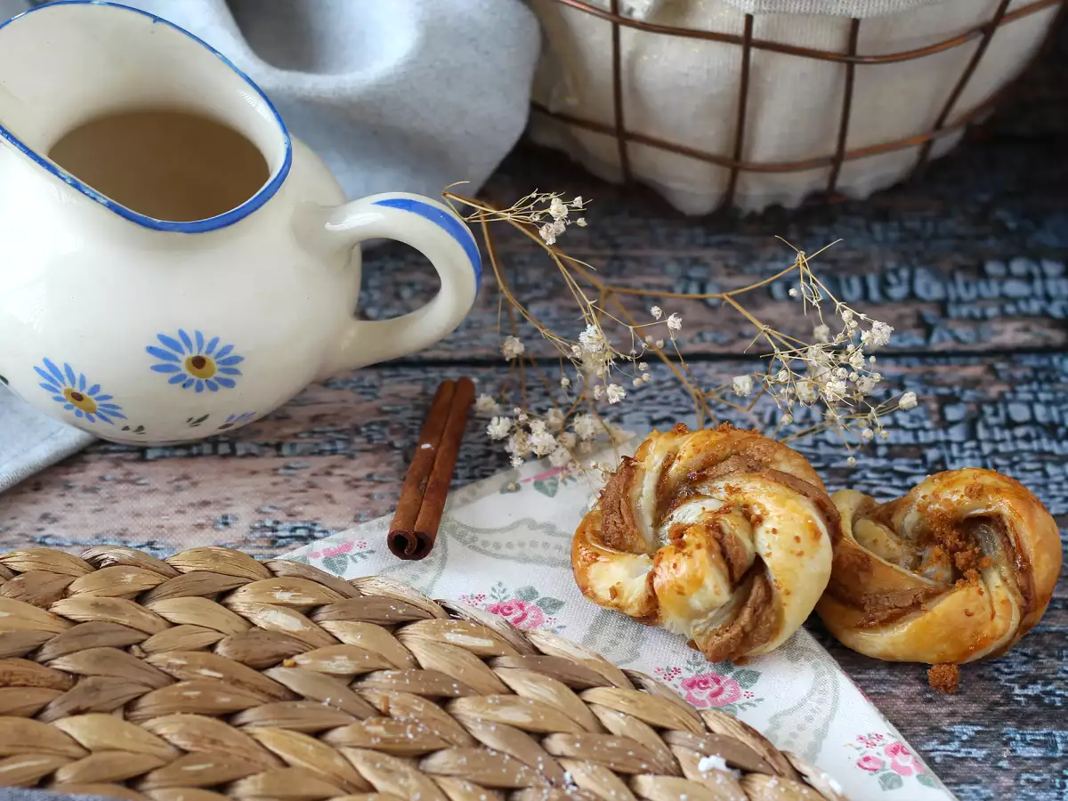 Sušienky z lístkového cesta Speculoos - rýchla a jednoduchá príprava - foto 2