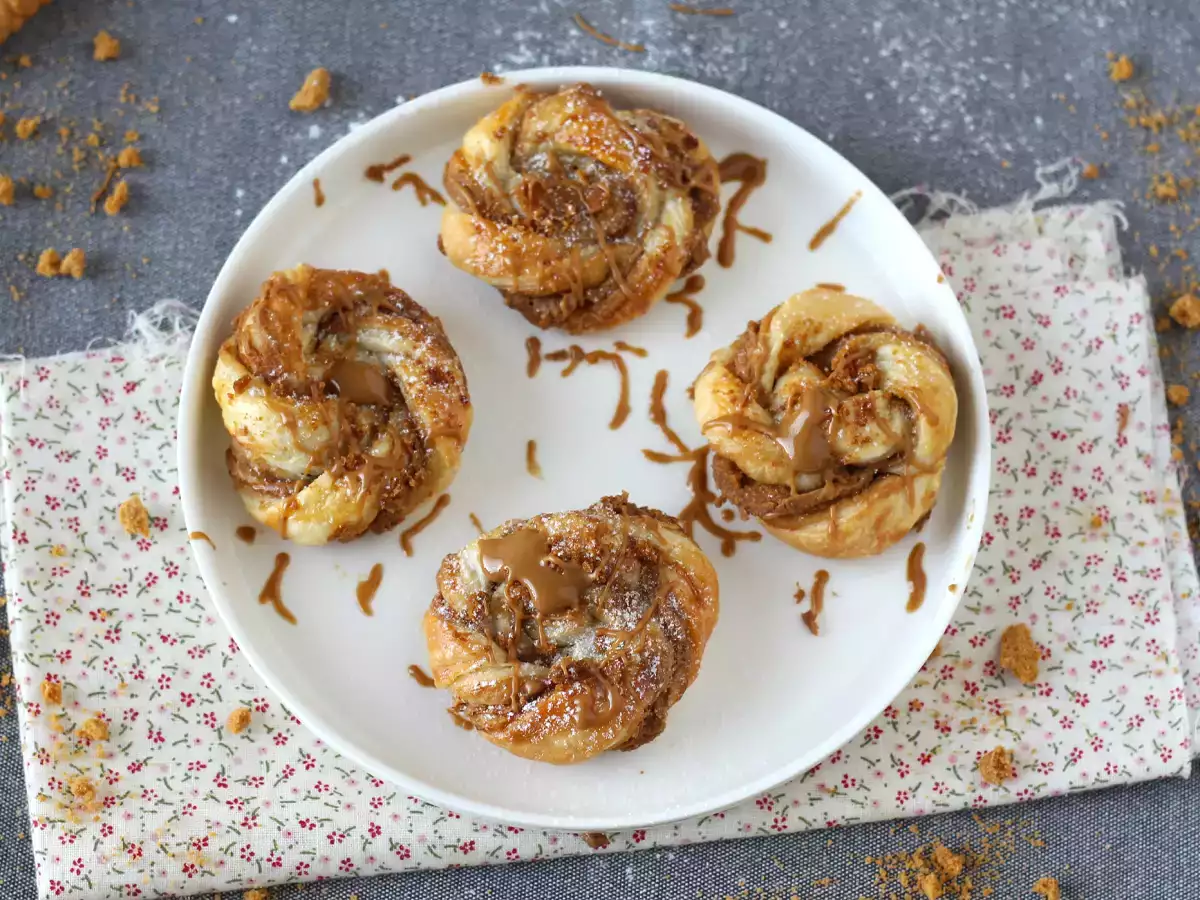 Sušienky z lístkového cesta Speculoos - rýchla a jednoduchá príprava - foto 4