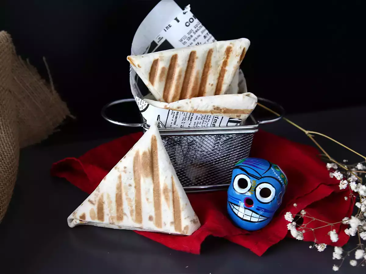 Tacos s mletým mäsom samosa