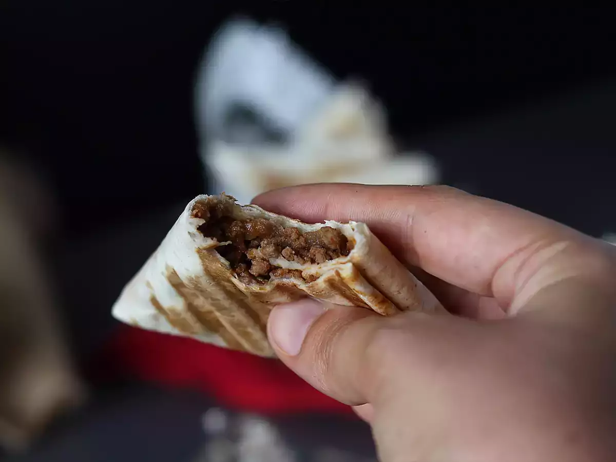Tacos s mletým mäsom samosa - foto 2