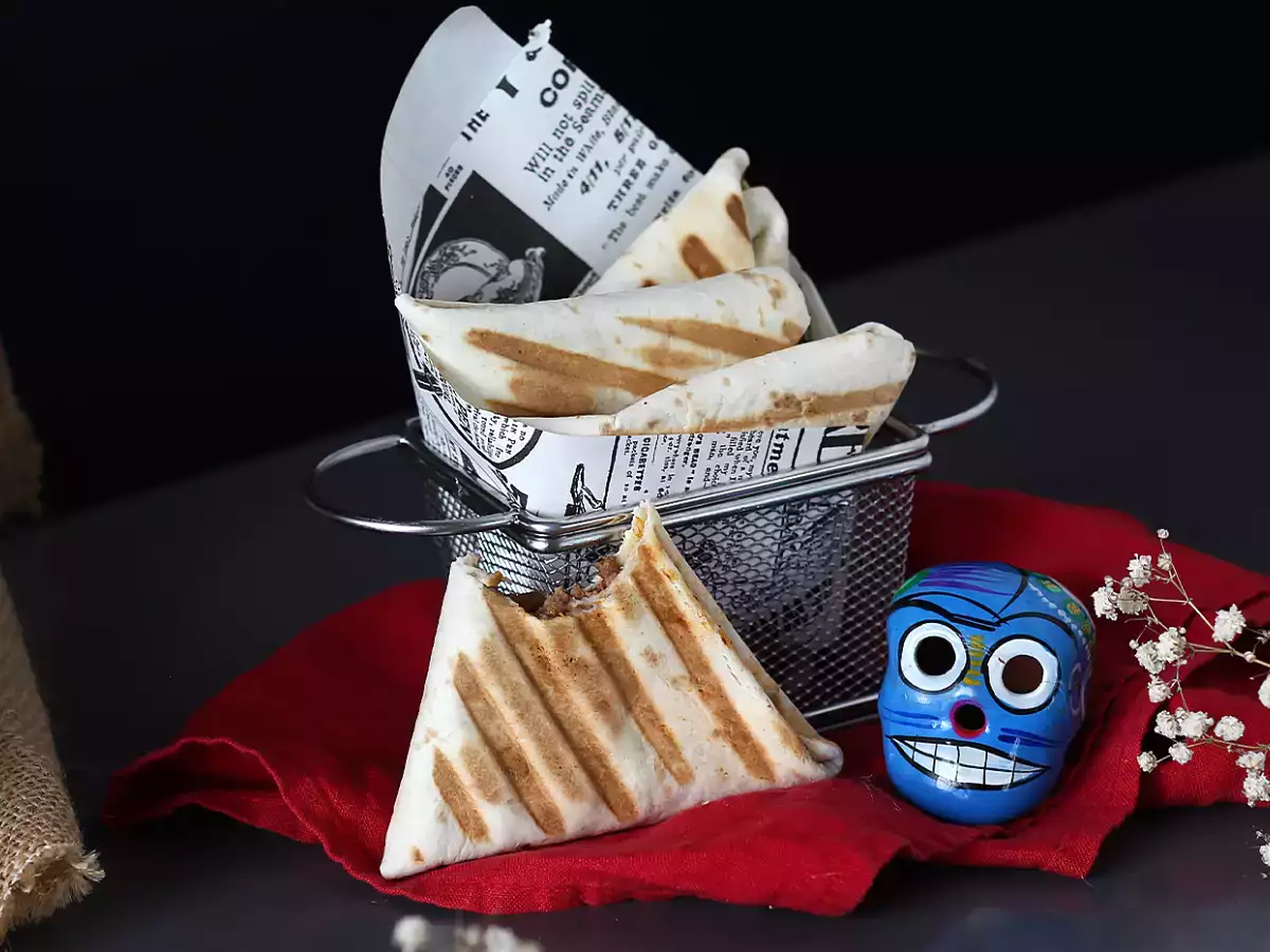 Tacos s mletým mäsom samosa - foto 3