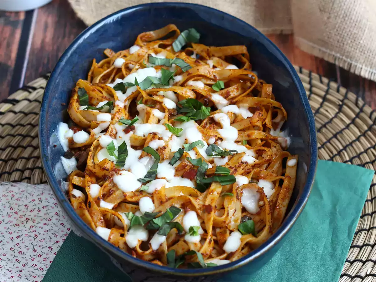 Tagliatelle al forno, recept proti plytvaniu, ako využiť zvyšky cestovín