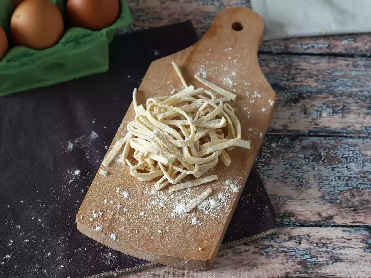 Tagliolini, postup ich prípravy krok za krokom - foto 3