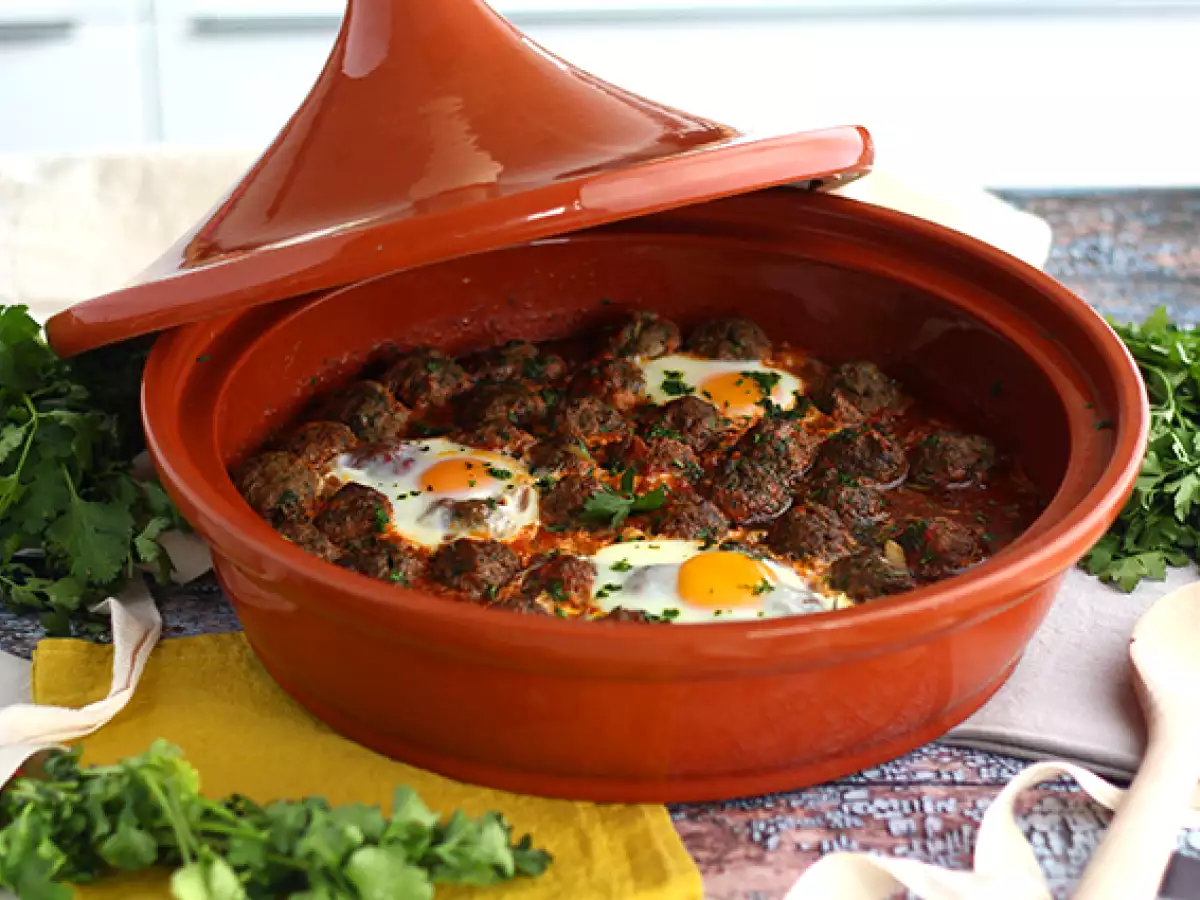 Tajine z kefty (mleté mäsové guľky s korením a bylinkami) - foto 2