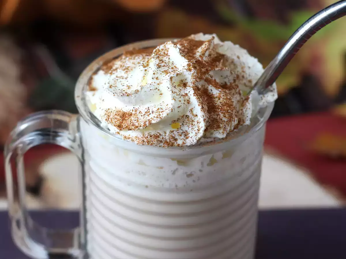 Tekvicové latte s domácim tekvicovým sirupom! - foto 3