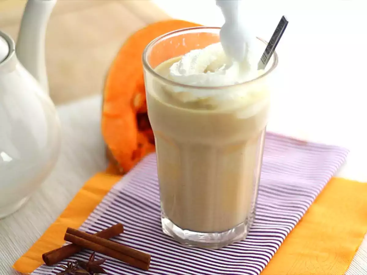 Tekvicové latte s korením - foto 4