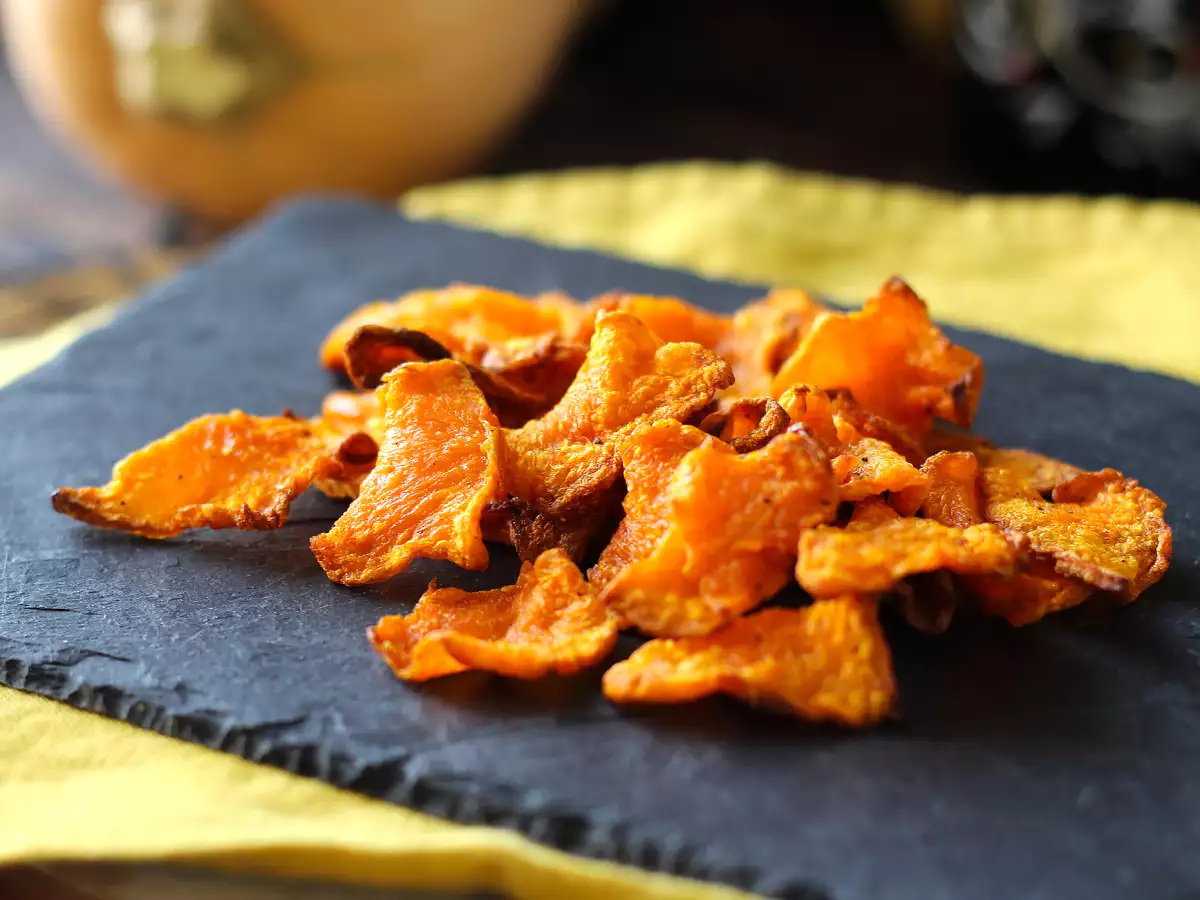 Tekvicové lupienky vo fritéze: ľahké a chutné