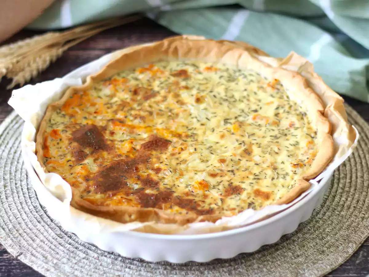 Tekvicový quiche, jednoduché a účinné jedlo - foto 3