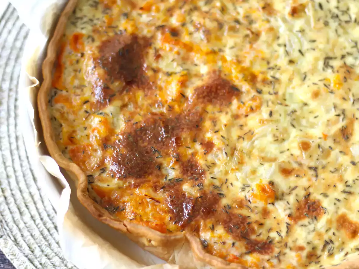Tekvicový quiche, jednoduché a účinné jedlo - foto 4
