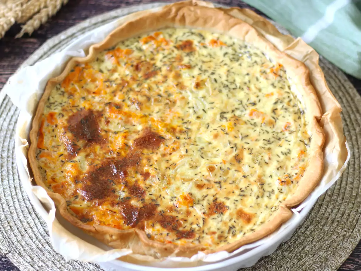 Tekvicový quiche, jednoduché a účinné jedlo - foto 5
