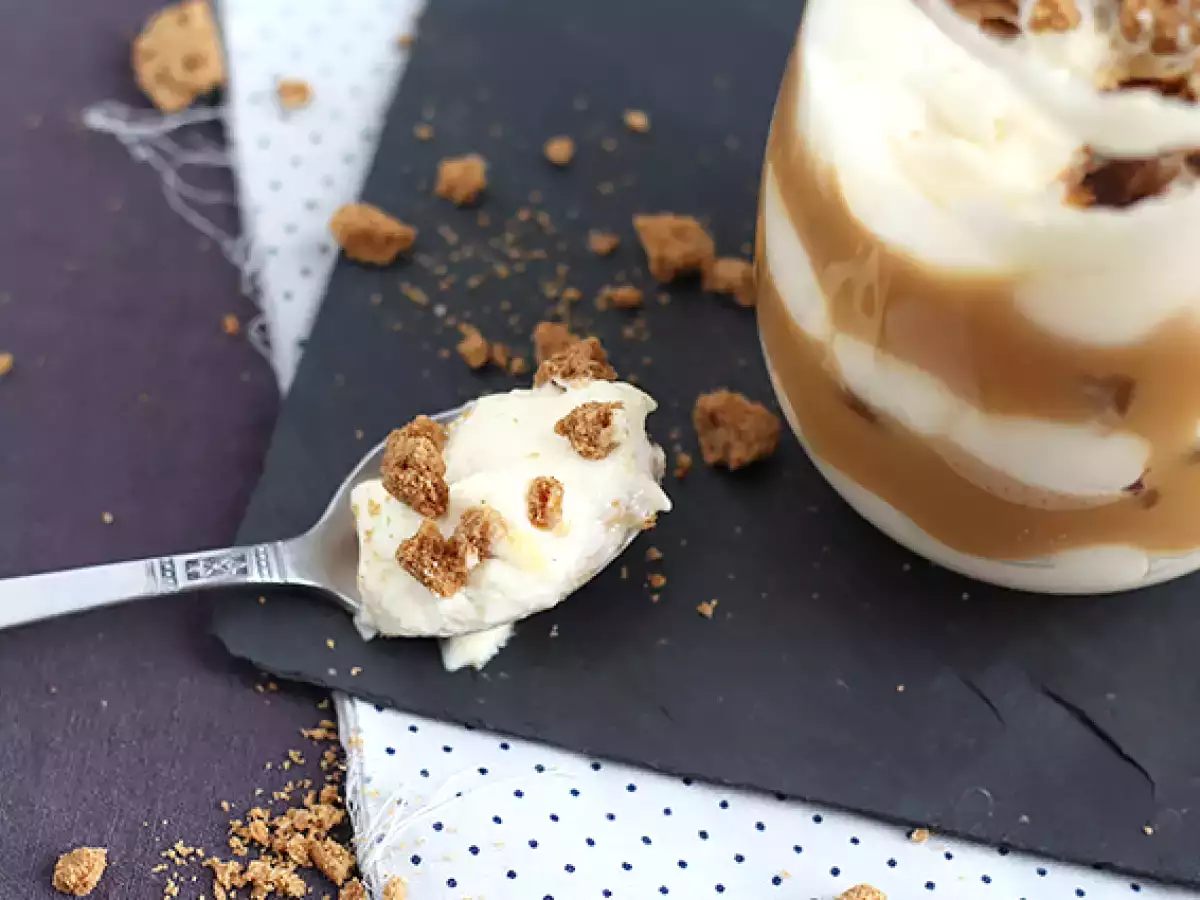 Tiramisu so speculoos a karamelom zo slaného masla - foto 5