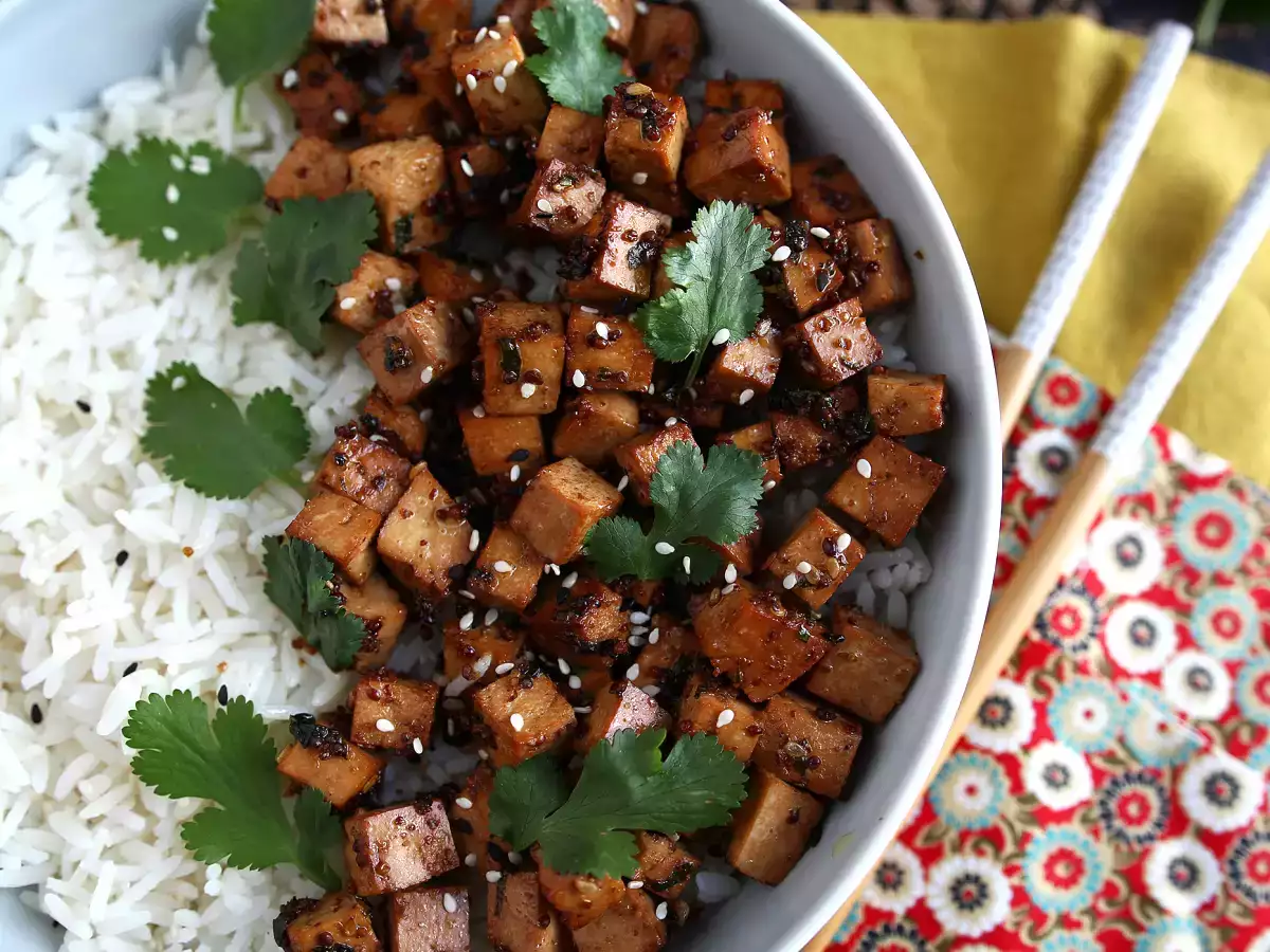 Tofu marinované v sójovej omáčke - foto 3