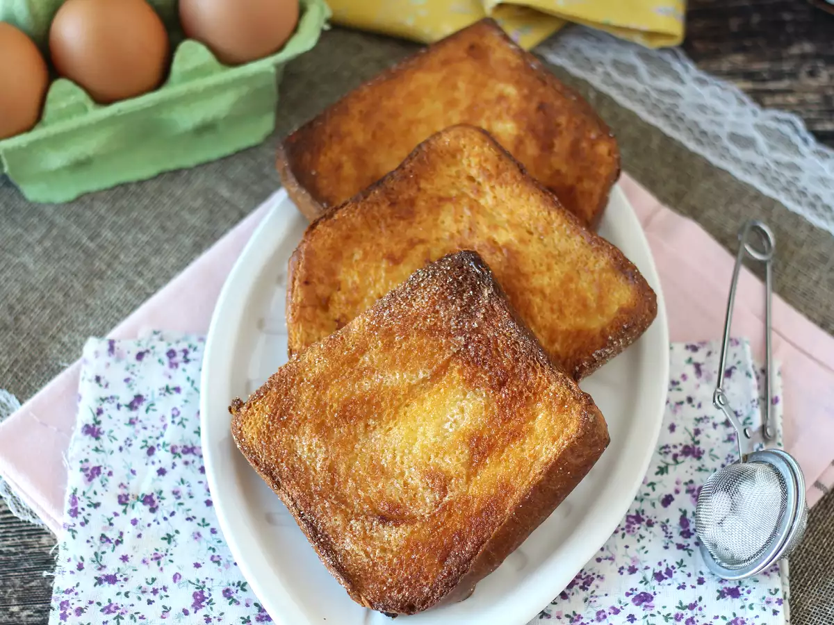 Torrijas vo fritéze s brioškovým chlebom, tradícia bez komplikácií - foto 6