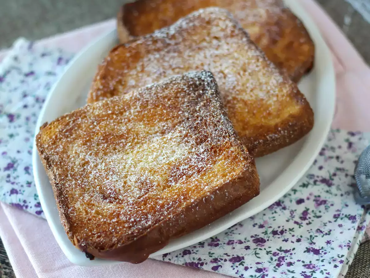 Torrijas vo fritéze s brioškovým chlebom, tradícia bez komplikácií - foto 7