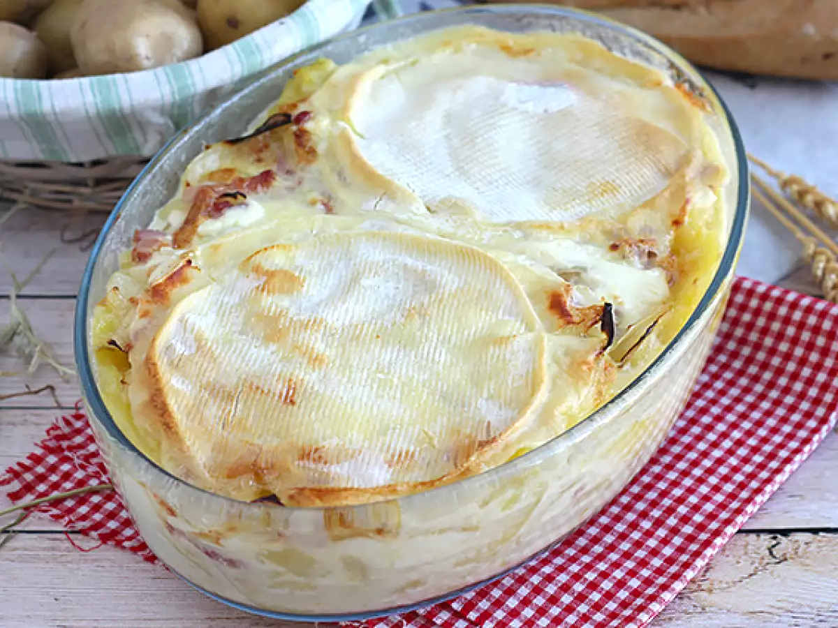Tradičný savojský tartiflette