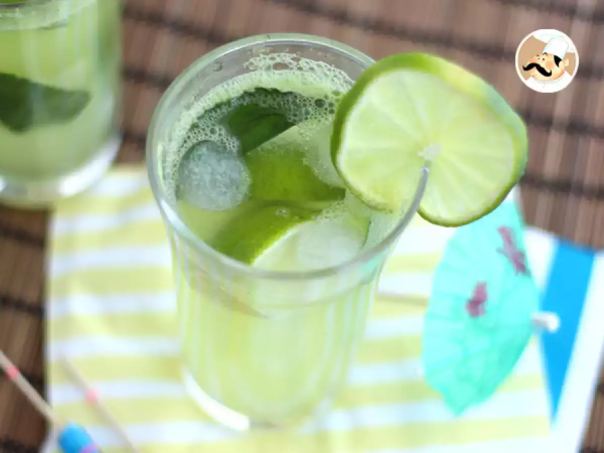 Uhorkové Mojito, nealkoholický koktail - foto 2