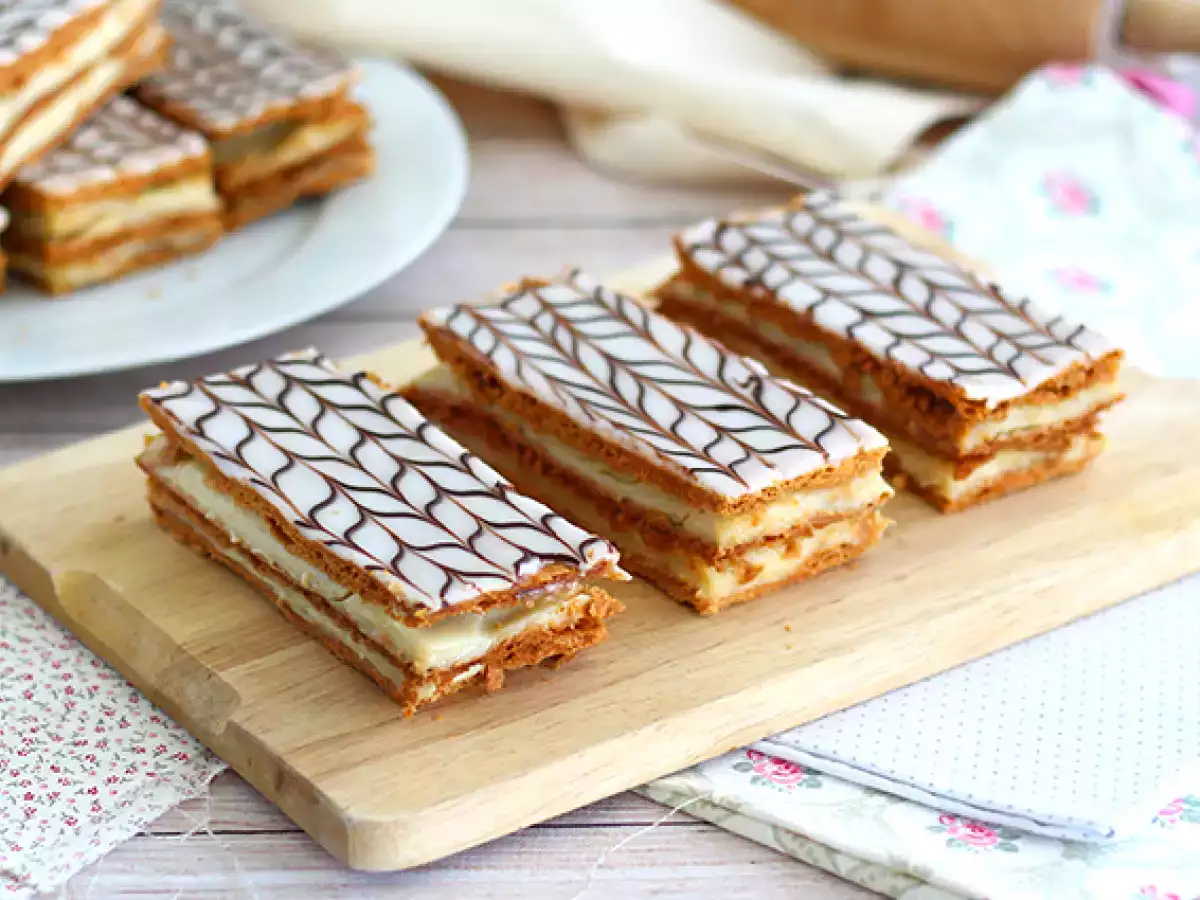 Vanilkové mille feuille