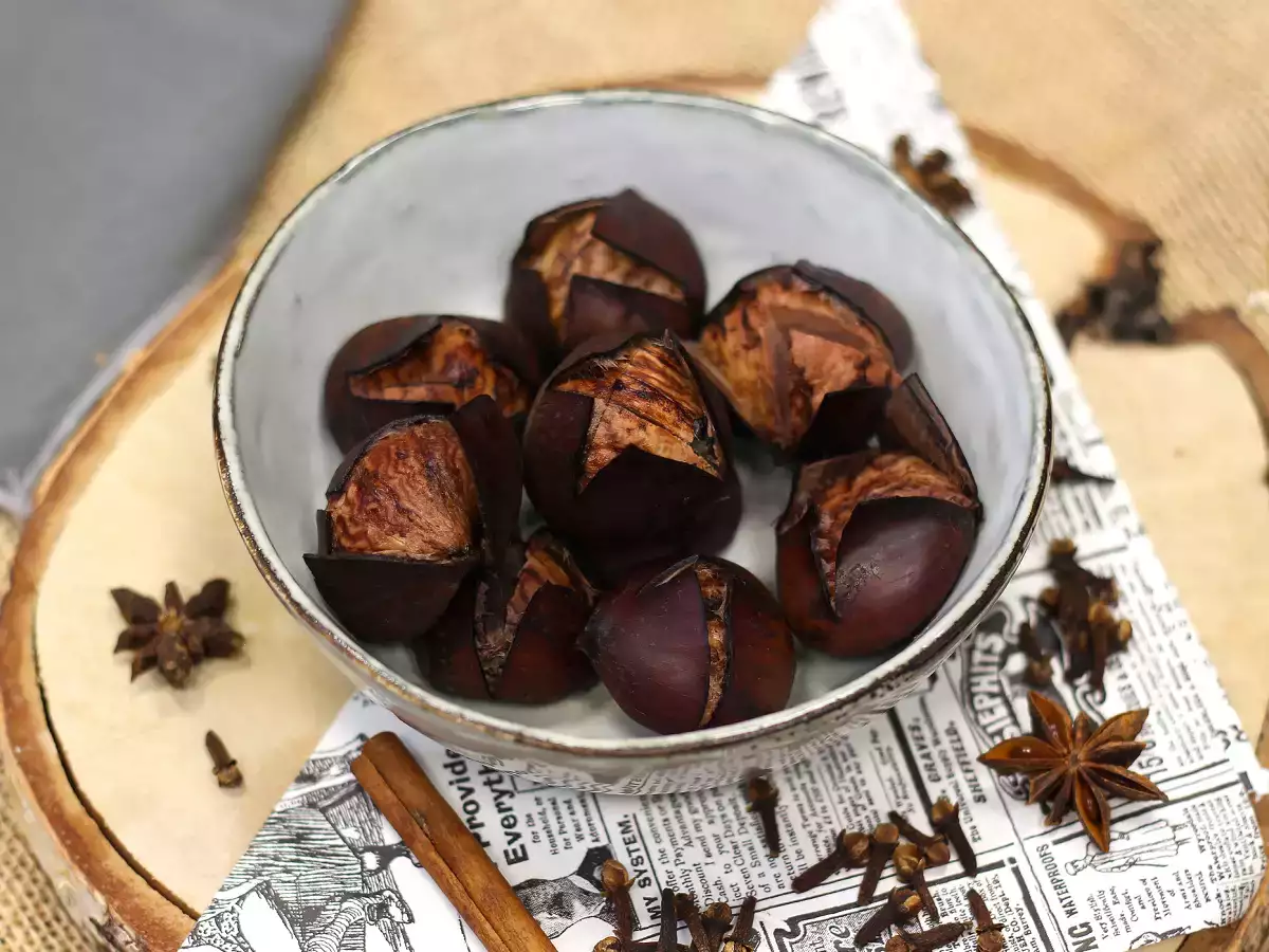 Varené gaštany, recept a čas varenia