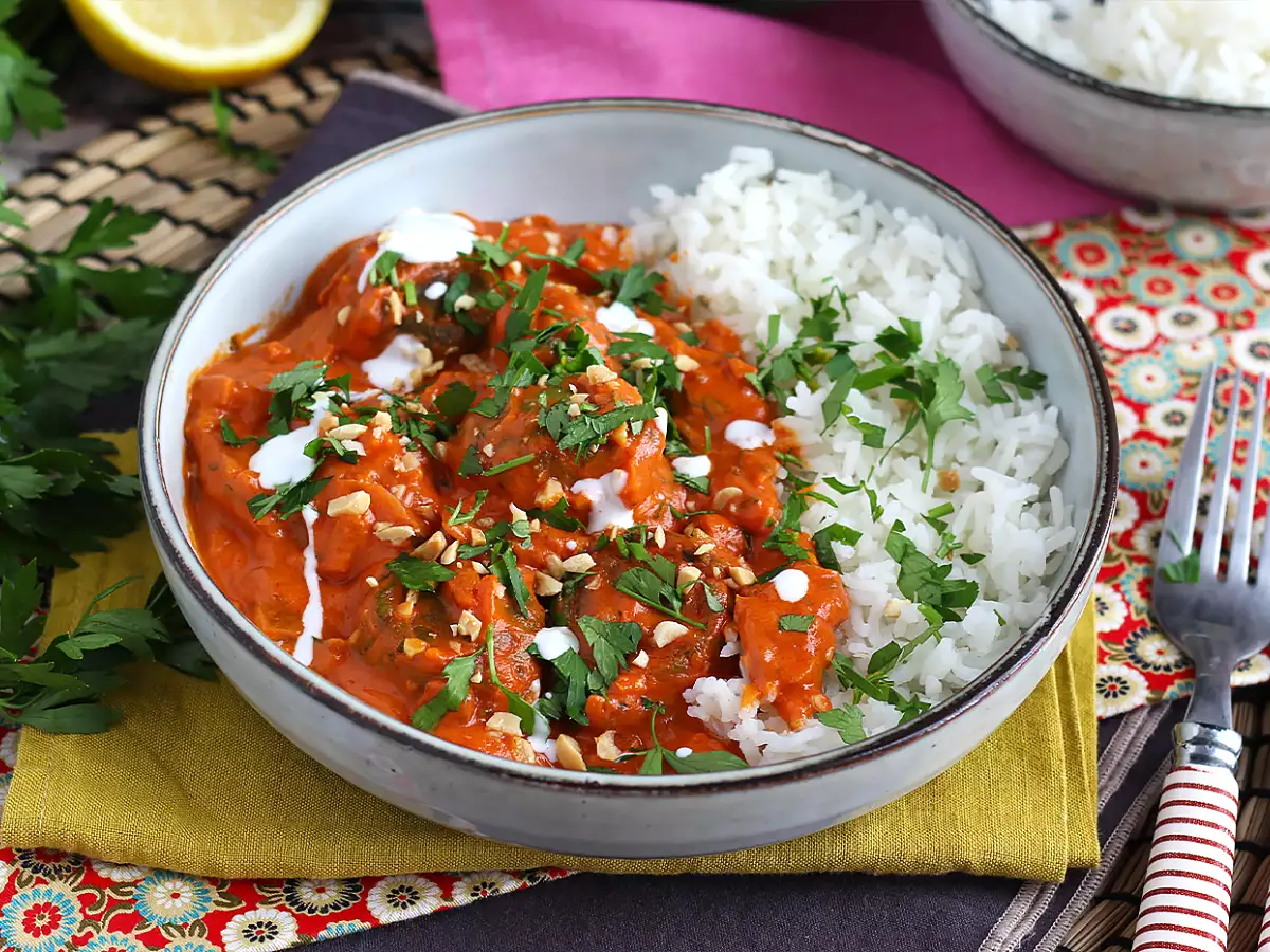 Vegánska Malai Kofta: cícerové mäsové guľky s paradajkovou omáčkou - foto 3