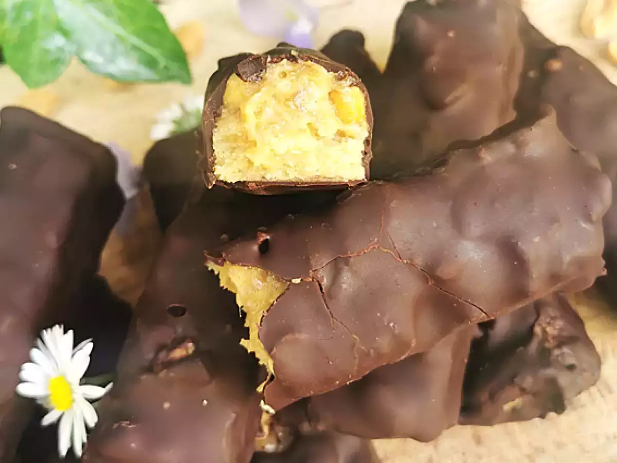 Vegánske a bezlepkové domáce tyčinky Snickers - foto 3