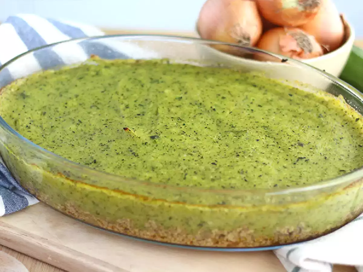 Vegánsky pastiersky koláč s cuketou a tofu
