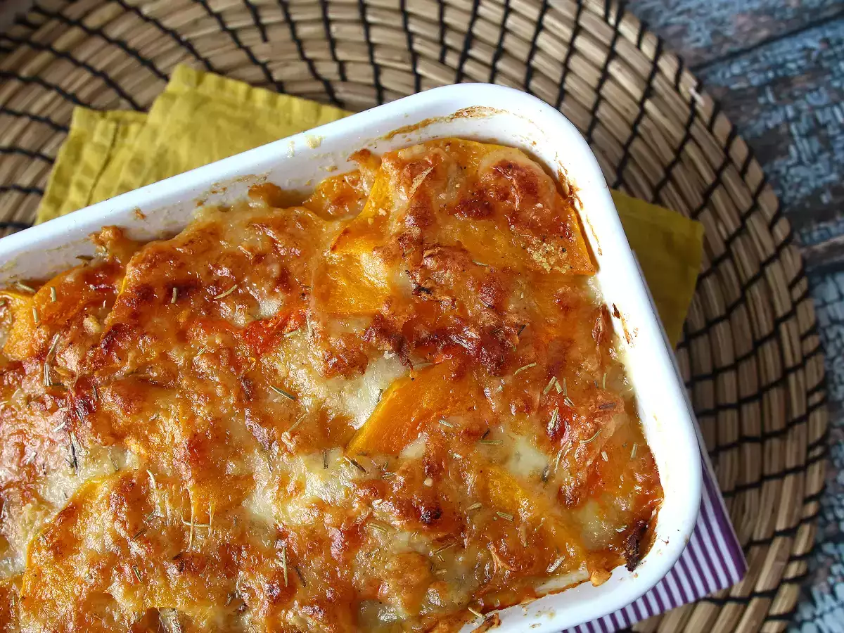 Vegetariánska tekvicová parmigiana