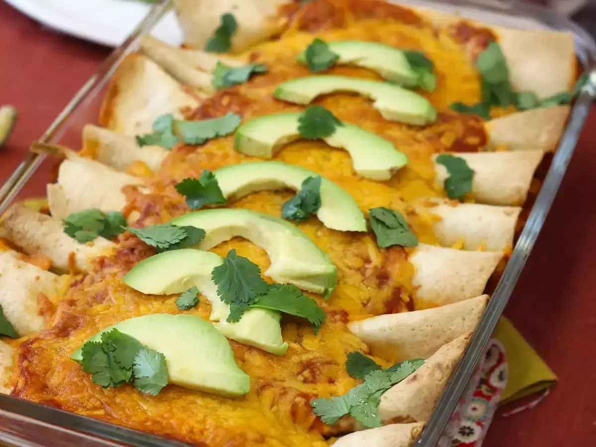 Vegetariánske enchiladas - foto 3