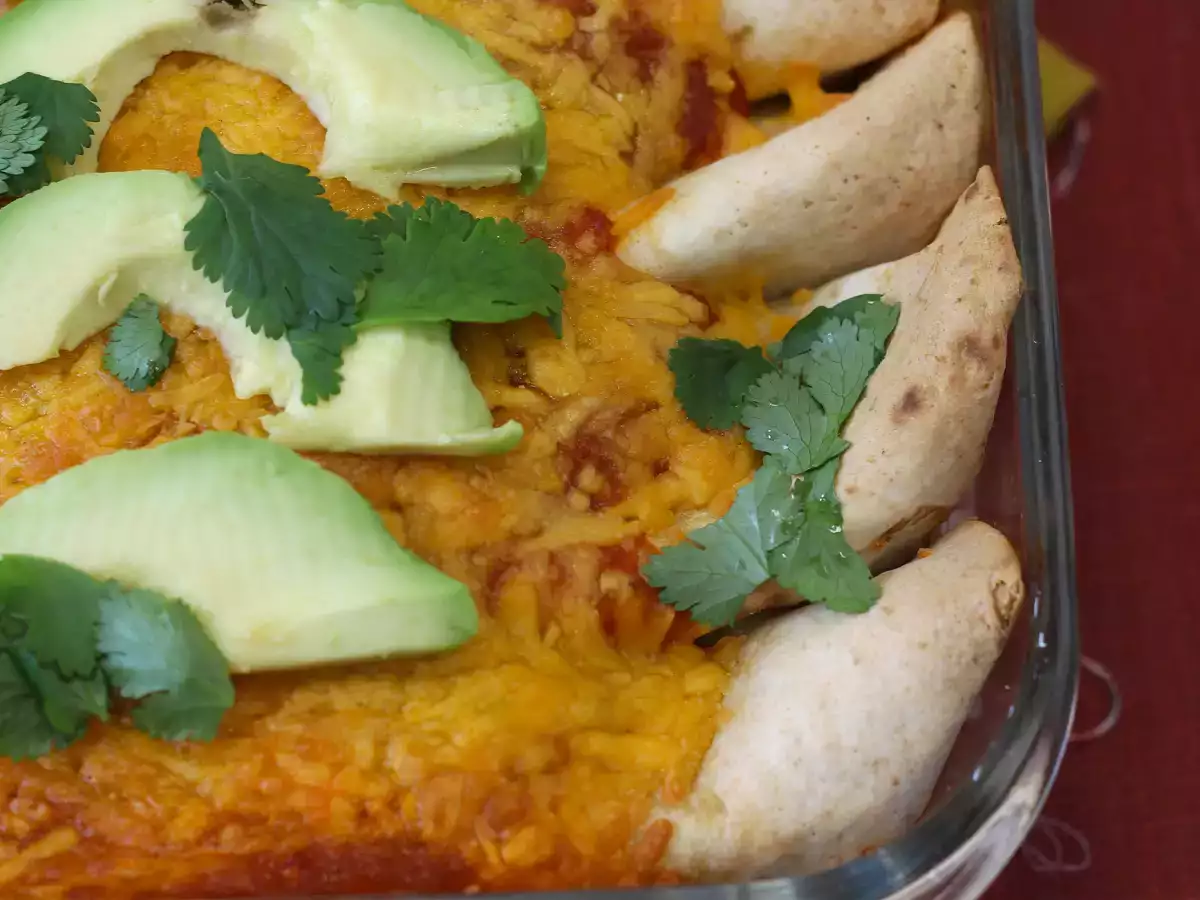 Vegetariánske enchiladas - foto 5