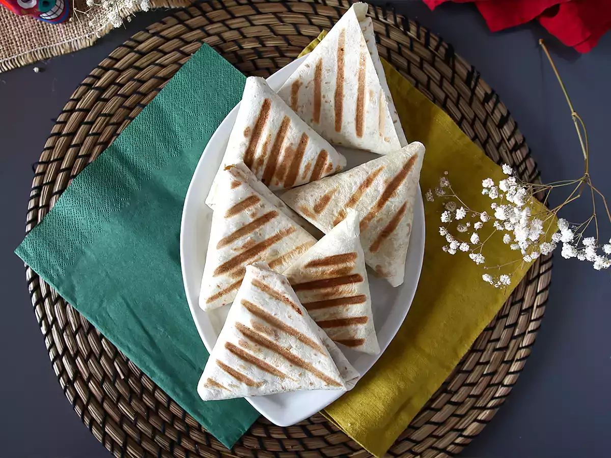 Vegetariánske taco samosas - foto 3