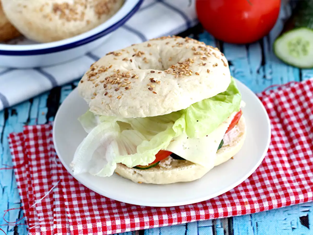 Vegetariánsky bagel