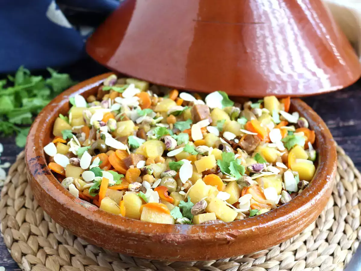Vegetariánsky tagine (varte s nami seitan!)