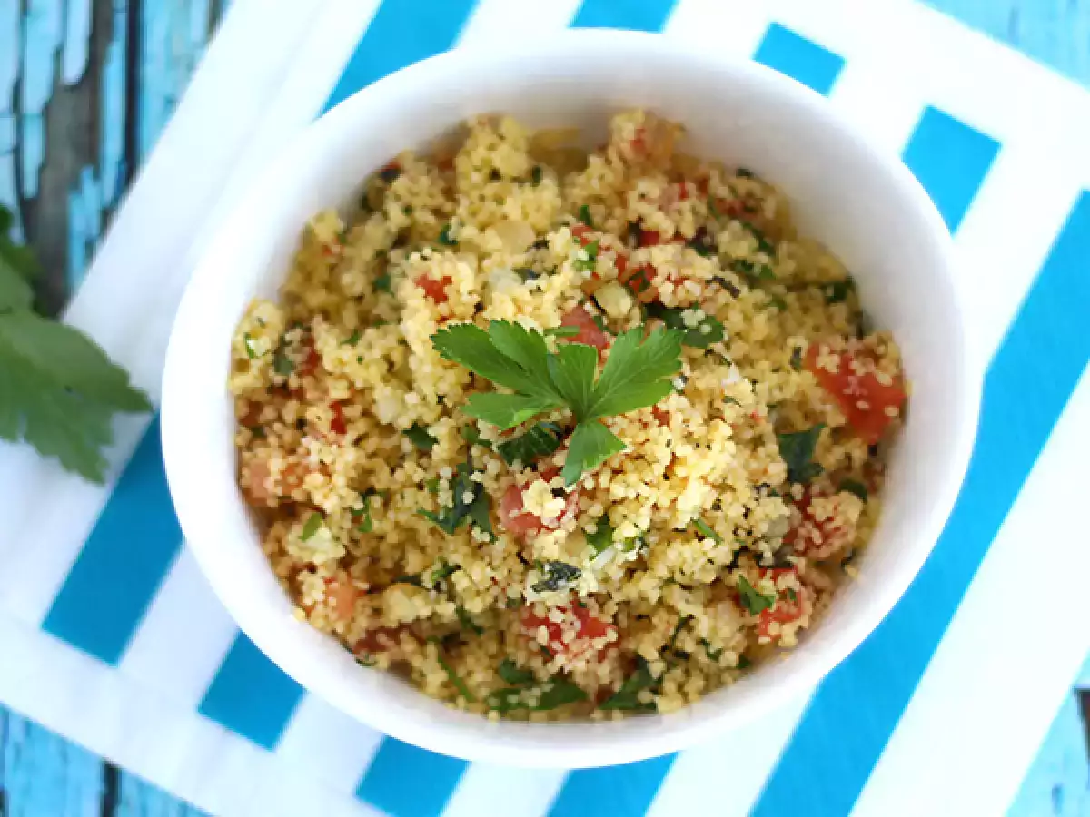 Veľmi jednoduché orientálne tabbouleh - foto 2