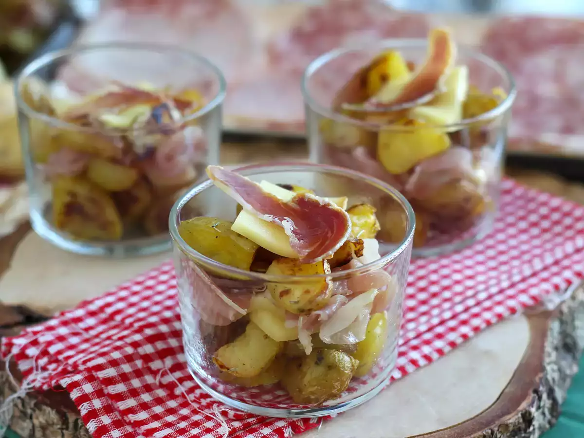 Verrines of raclette (bez spotrebiča): vychutnať si aj ako aperitív - foto 3