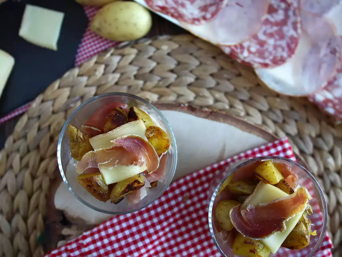 Verrines of raclette (bez spotrebiča): vychutnať si aj ako aperitív - foto 4