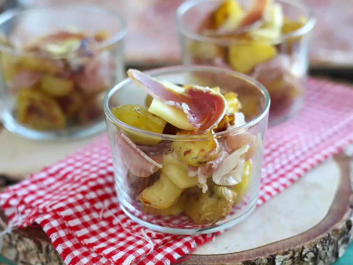 Verrines of raclette (bez spotrebiča): vychutnať si aj ako aperitív - foto 5