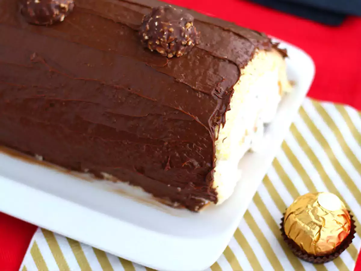 Vianočné poleno s Ferrero Rochers - foto 2
