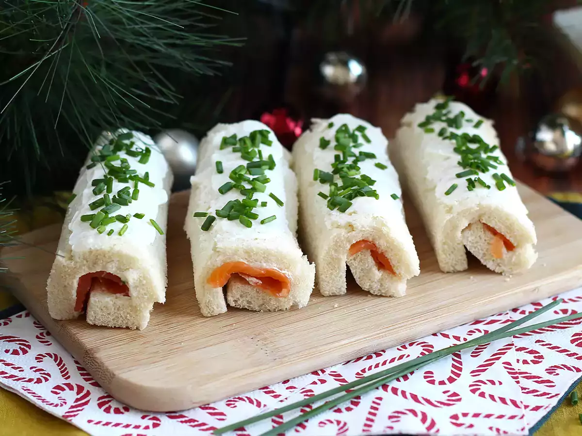 Yule log toast