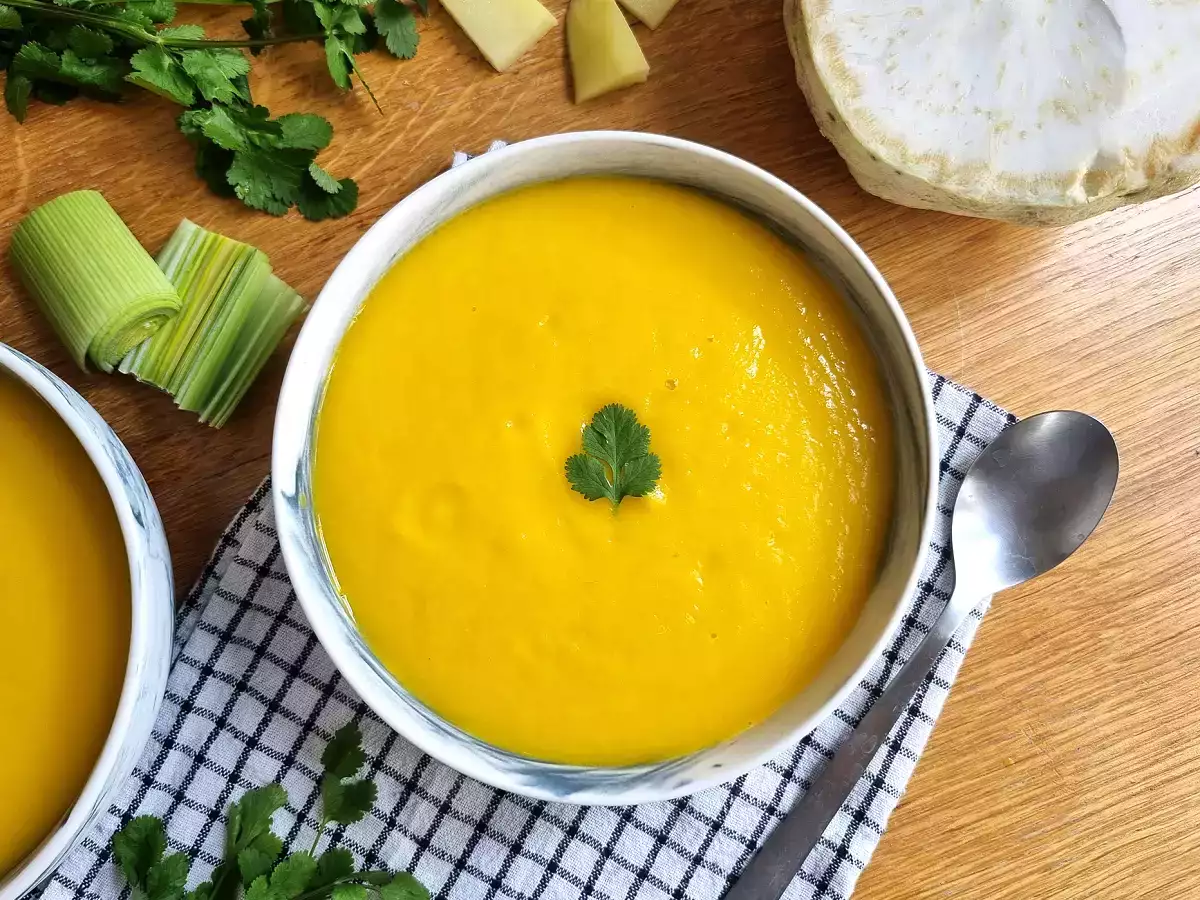 Zeleninová polievka s Thermomixom