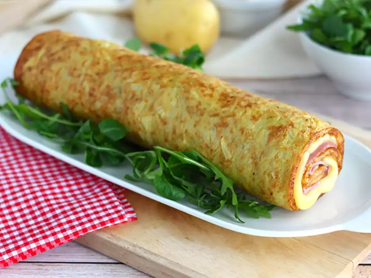 Zemiaková rolka so syrom Savoy Raclette a šunkou - foto 2