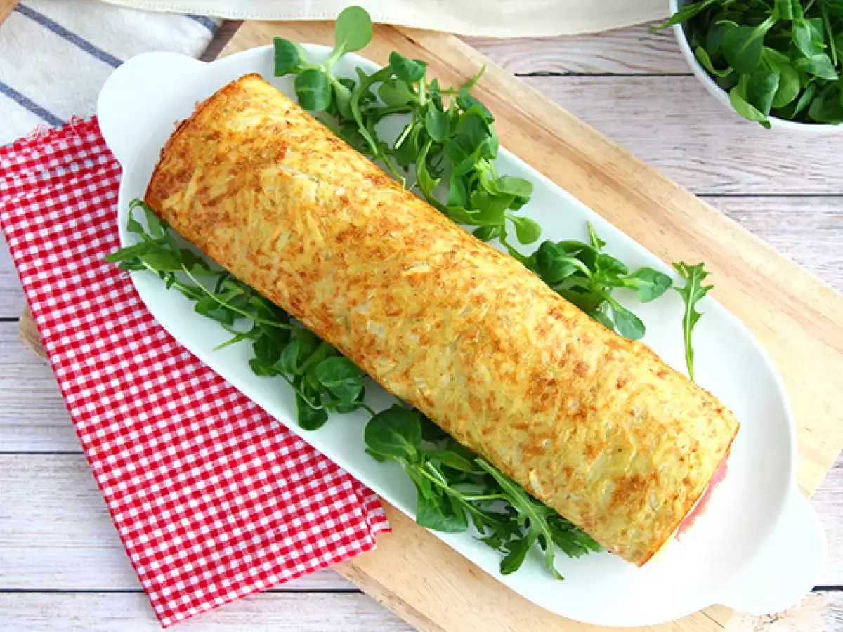 Zemiaková rolka so syrom Savoy Raclette a šunkou - foto 4
