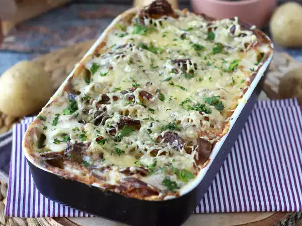 Recept Zemiakový gratin s fritézou air fryer